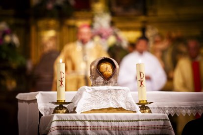 El principal acto religioso de las fiestas de San Saturio