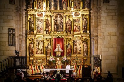 El principal acto religioso de las fiestas de San Saturio