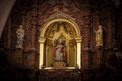 El principal acto religioso de las fiestas de San Saturio