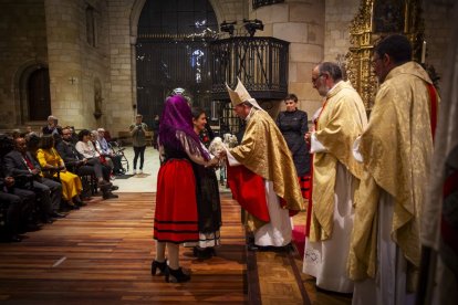 El principal acto religioso de las fiestas de San Saturio