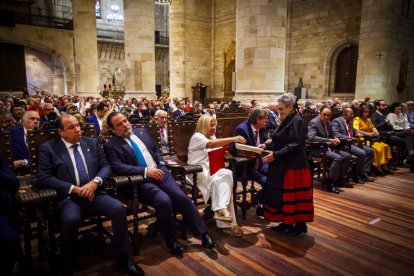 El principal acto religioso de las fiestas de San Saturio