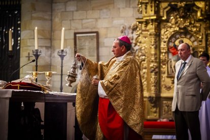 El principal acto religioso de las fiestas de San Saturio
