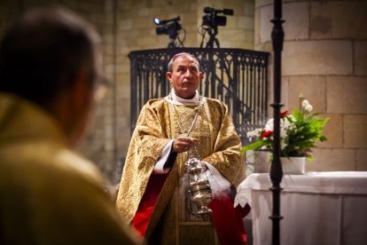 El principal acto religioso de las fiestas de San Saturio
