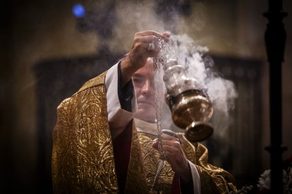 El principal acto religioso de las fiestas de San Saturio