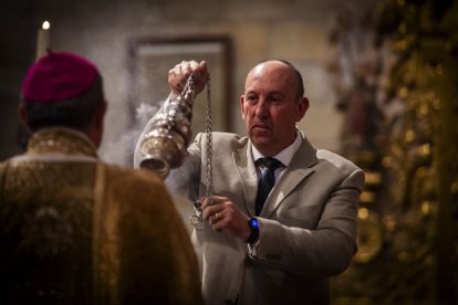 El principal acto religioso de las fiestas de San Saturio
