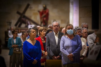 El principal acto religioso de las fiestas de San Saturio