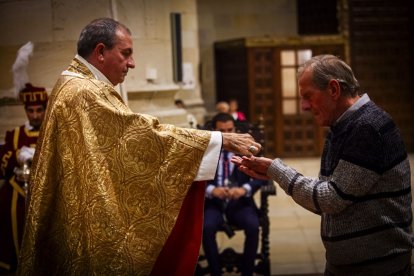 El principal acto religioso de las fiestas de San Saturio