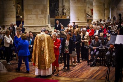 El principal acto religioso de las fiestas de San Saturio