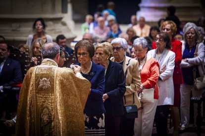 El principal acto religioso de las fiestas de San Saturio
