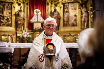 El principal acto religioso de las fiestas de San Saturio
