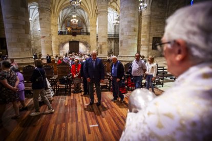 El principal acto religioso de las fiestas de San Saturio
