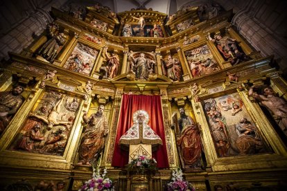 El principal acto religioso de las fiestas de San Saturio