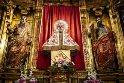 El principal acto religioso de las fiestas de San Saturio
