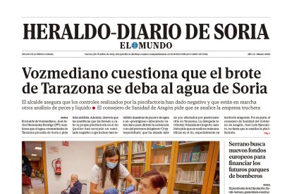 Portada de Heraldo-Diario de Soria del 5 de octubre de 2023.