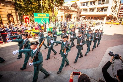 El desfile se celebró en el Día de la Hispanidad