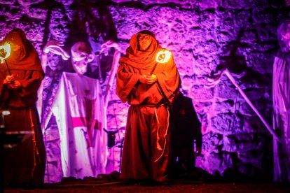 La lectura fue el último acto del Festival de las Ánimas de Soria.