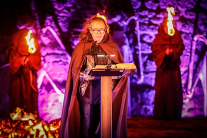 La lectura fue el último acto del Festival de las Ánimas de Soria.