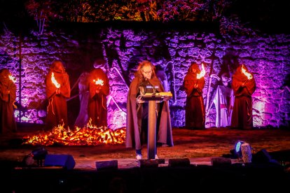 La lectura fue el último acto del Festival de las Ánimas de Soria.