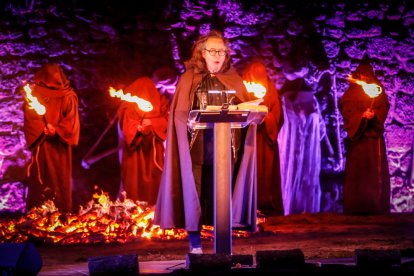 La lectura fue el último acto del Festival de las Ánimas de Soria.