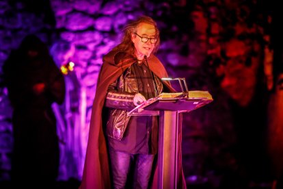 La lectura fue el último acto del Festival de las Ánimas de Soria.