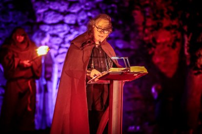 La lectura fue el último acto del Festival de las Ánimas de Soria.