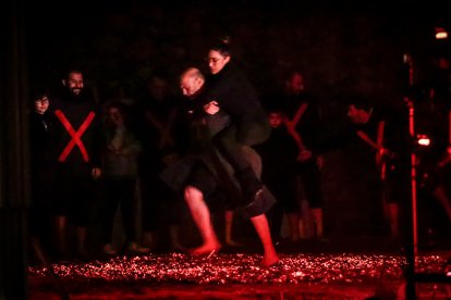 La lectura fue el último acto del Festival de las Ánimas de Soria.