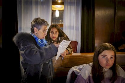 Los pequeños conocieron de primera mano como se trabaja en un pleno