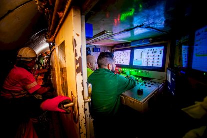 Un equipo de 12 personas perfora los 5 km junto con la tuneladora Saturia