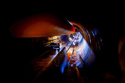 Un equipo de 12 personas perfora los 5 km junto con la tuneladora Saturia