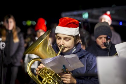 El evento llenó Mariano Granados de espíritu navideño