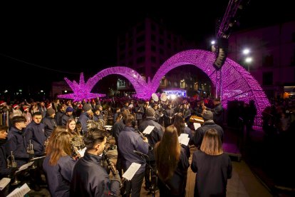El evento llenó Mariano Granados de espíritu navideño