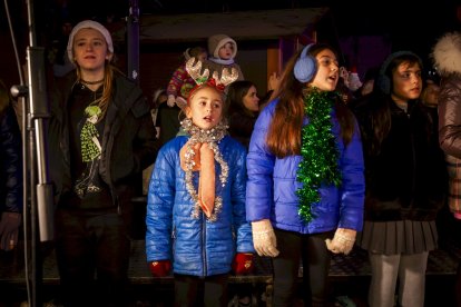 El evento llenó Mariano Granados de espíritu navideño