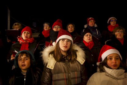 El evento llenó Mariano Granados de espíritu navideño