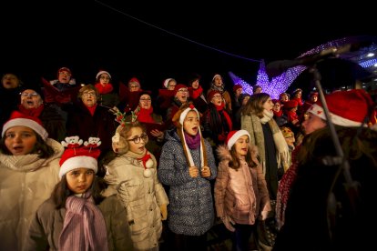 El evento llenó Mariano Granados de espíritu navideño