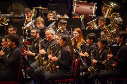 La Banda Municipal de Música interpretó canciones para los más pequeños