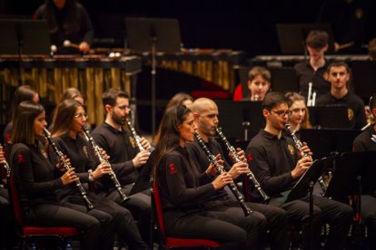 La Banda Municipal de Música interpretó canciones para los más pequeños