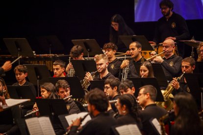 La Banda Municipal de Música interpretó canciones para los más pequeños