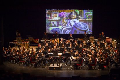 La Banda Municipal de Música interpretó canciones para los más pequeños