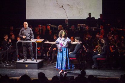 La Banda Municipal de Música interpretó canciones para los más pequeños