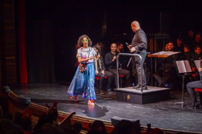 La Banda Municipal de Música interpretó canciones para los más pequeños