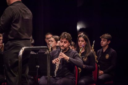 La Banda Municipal de Música interpretó canciones para los más pequeños
