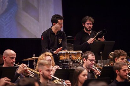 La Banda Municipal de Música interpretó canciones para los más pequeños