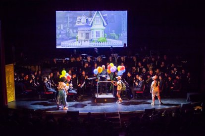 La Banda Municipal de Música interpretó canciones para los más pequeños