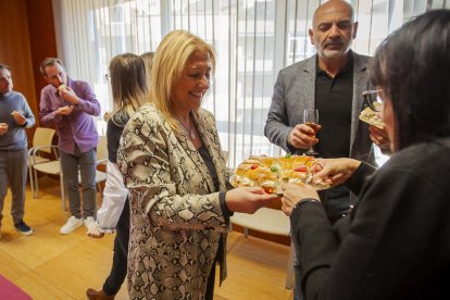 Desayuno navideño de la delegada con los medios de comunicación.