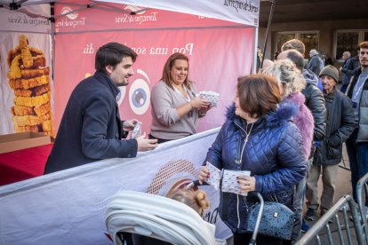 Celebración de las campanadas con Torrezno de Soria.