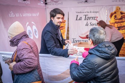 Celebración de las campanadas con Torrezno de Soria.