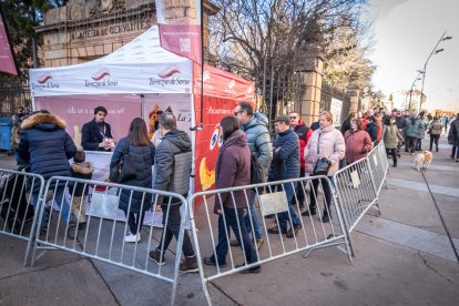 Celebración de las campanadas con Torrezno de Soria.