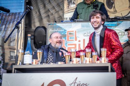 Celebración de las campanadas con Torrezno de Soria.