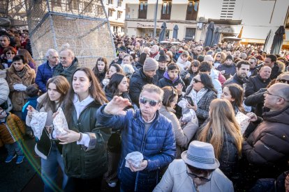 Celebración de las campanadas con Torrezno de Soria.