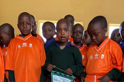 Imagen de la campaña solidaria con los ‘Losimingori’.